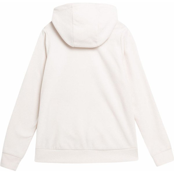 Bluza polarowa damska 4FAW23TFLEF148 4F - kremowy