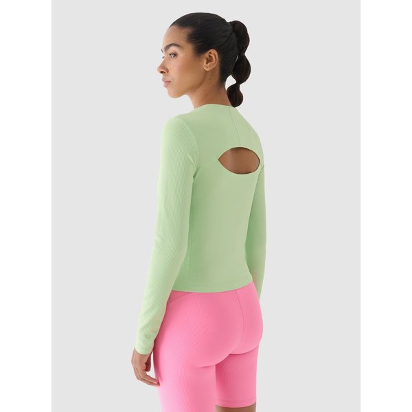 Longsleeve damski TFLOF250 4F - zielony