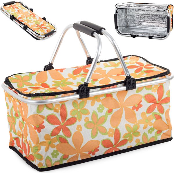 Kosz piknikowy termiczny składany