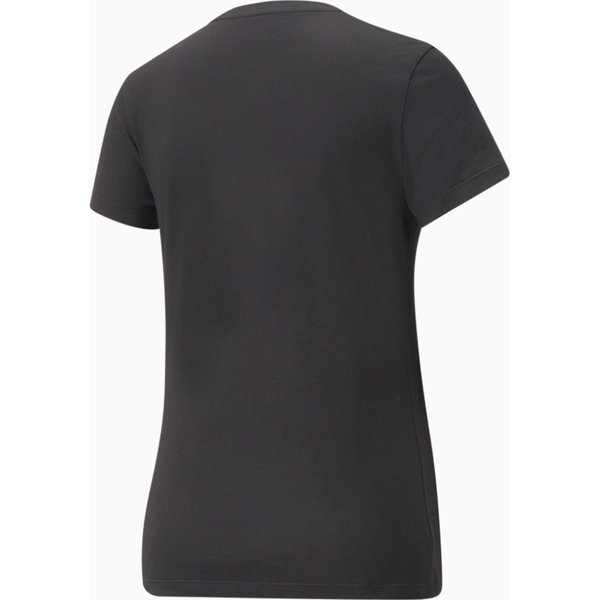 Koszulka damska ESS+ Metallic Logo Tee Puma - czarna/złota