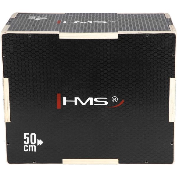 Skrzynia plyometryczna drewniana, crossfit DSCO3 HMS