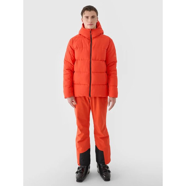 Kurtka narciarska męska TTJAM580 4F - czerwony