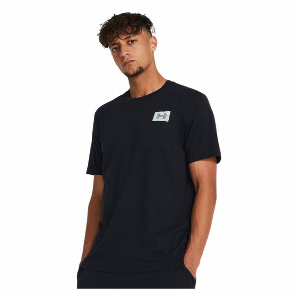 Koszulka męska Color Block Logo Under Armour - czarna