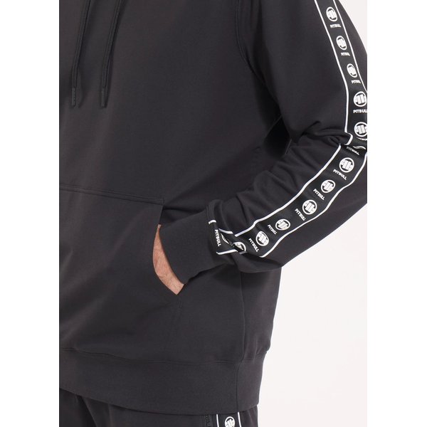 Bluza męska Tape Nugget Hooded Sweatshirt Pitbull West Coast - black