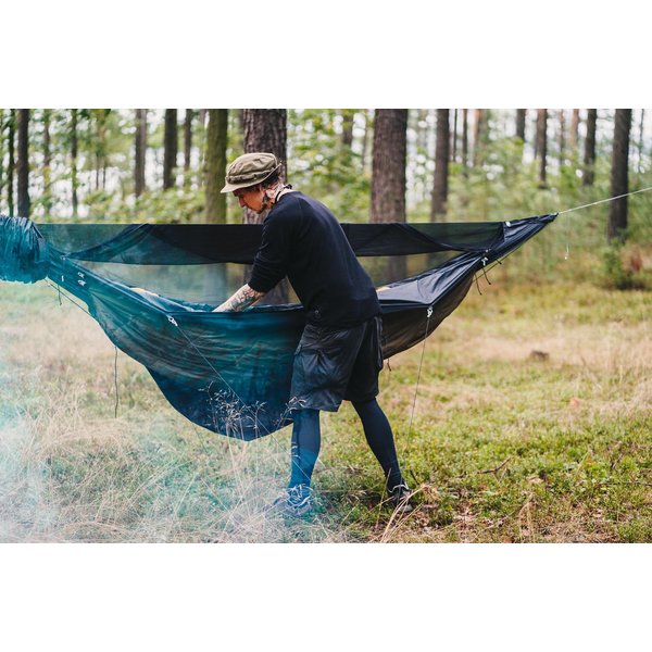 Hamak dwuosobowy z moskitierą Draka 330x145cm Lesovik - Midnight Sky