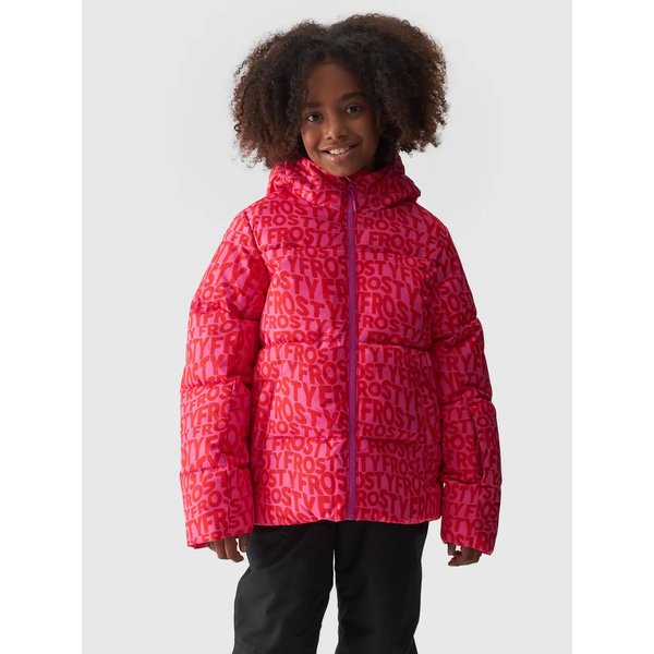 Kurtka narciarska dziewczęca TTJAF544 4F