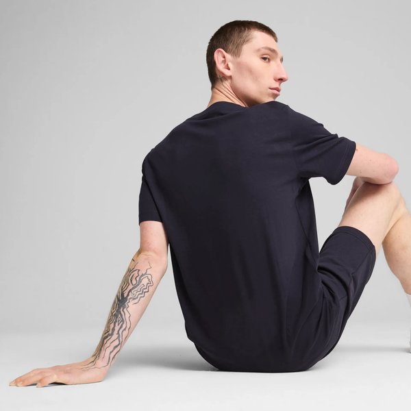 Koszulka męska Essentials Logo Lab Puma - Black