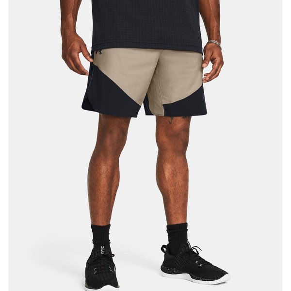 Spodenki męskie Vanish Elite Hybrid Under Armour - Timberwolf Taupe/Black