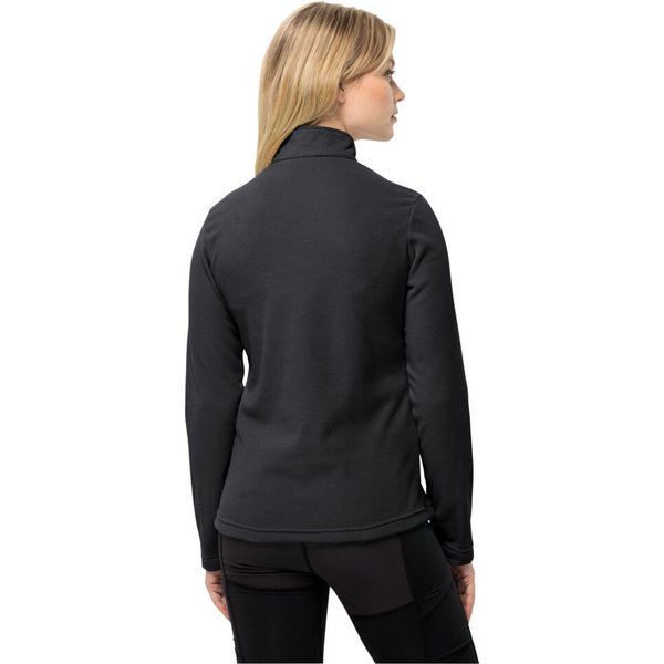 Bluza polarowa damska Taunus Jack Wolfskin - black