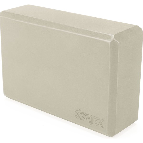 Kostka do jogi, do ćwiczeń EVA Gymtek - warm grey