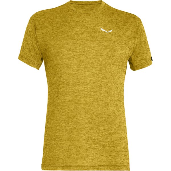 Koszulka męska Puez Melange Dry S/S Tee Salewa - olive oil melange