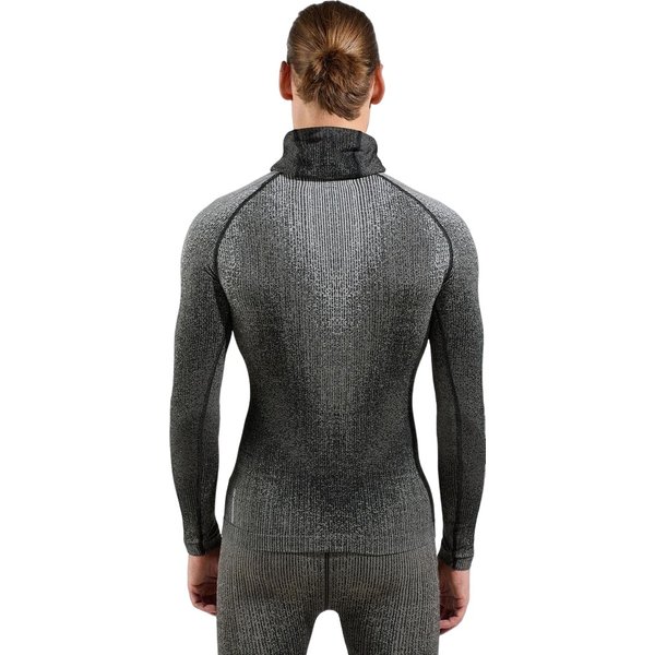Longsleeve męski z kominiarką Top Facemask Performance Warm Blackcomb Odlo