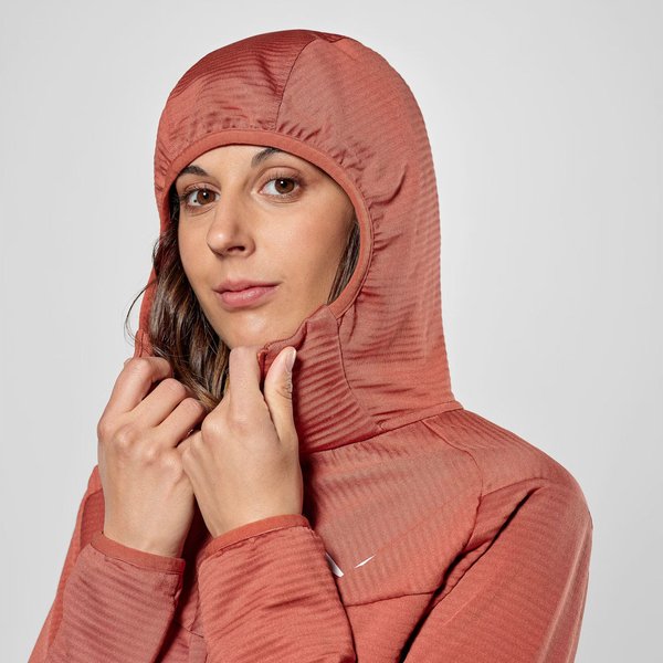 Bluza damska Puez Altavia Polarlite Salewa - etruscan red