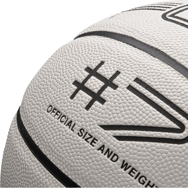 Piłka do koszykówki Fluo 7 Meteor - biały/neonowy zielony