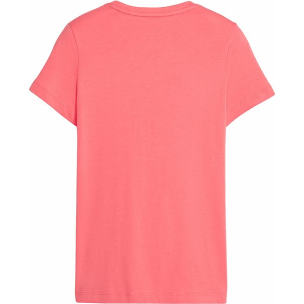Koszulka dziewczęca Essentials Logo Tee Puma - coral