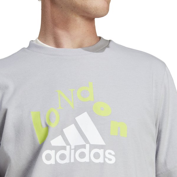 Koszulka męska Graphic Tee Adidas - szara