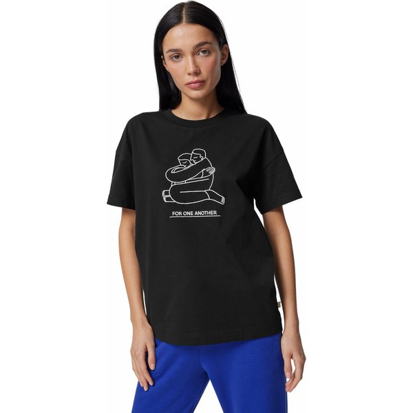 Koszulka damska OTHAW23TTSHF0844 Outhorn - głęboka czerń