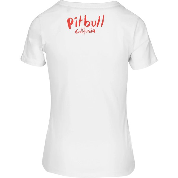 Koszulka damska Watercolor Pitbull West Coast - White