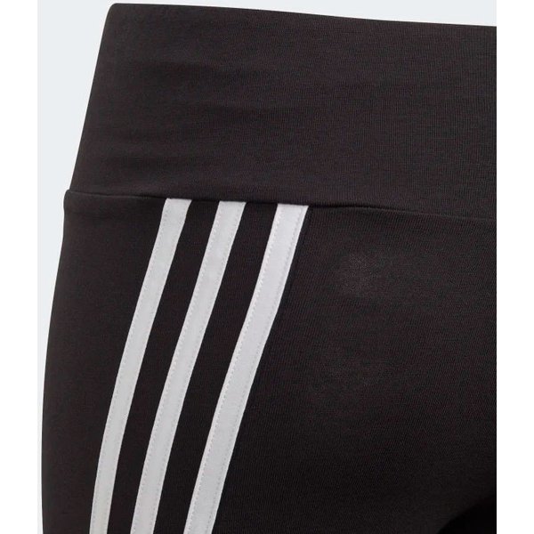 Legginsy juniorskie 3-Stripes Tight Adidas - czarny