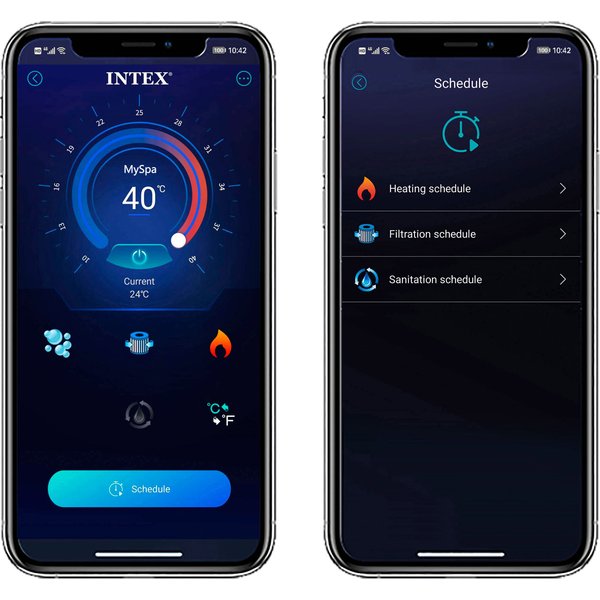 Basen jacuzzi Chevron Deluxe PureSpa 175x175x71cm Intex