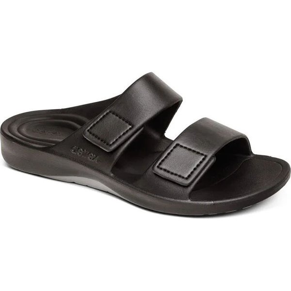 Klapki Milos Aetrex - Black