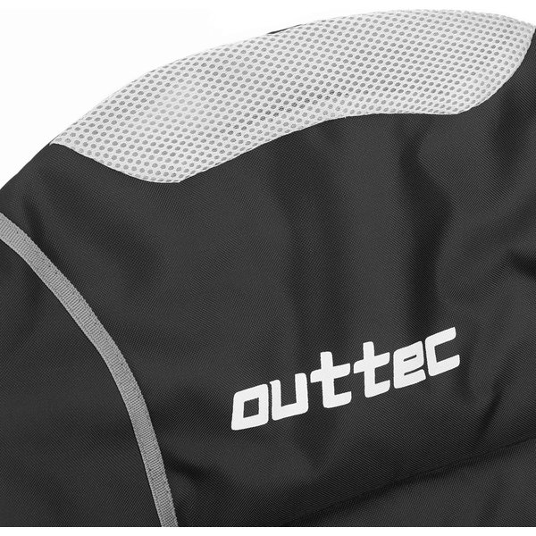 Krzesło turystyczne składane z pokrowcem Outtec - czarne