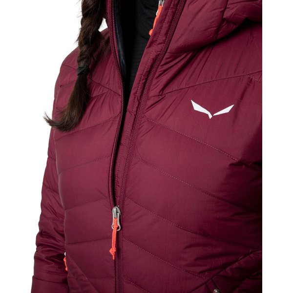 Kurtka puchowa damska Brenta Salewa - Golden Brown