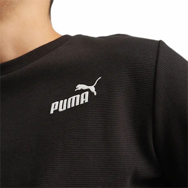 Bluza męska ESS Elebated Crew Puma - czarna