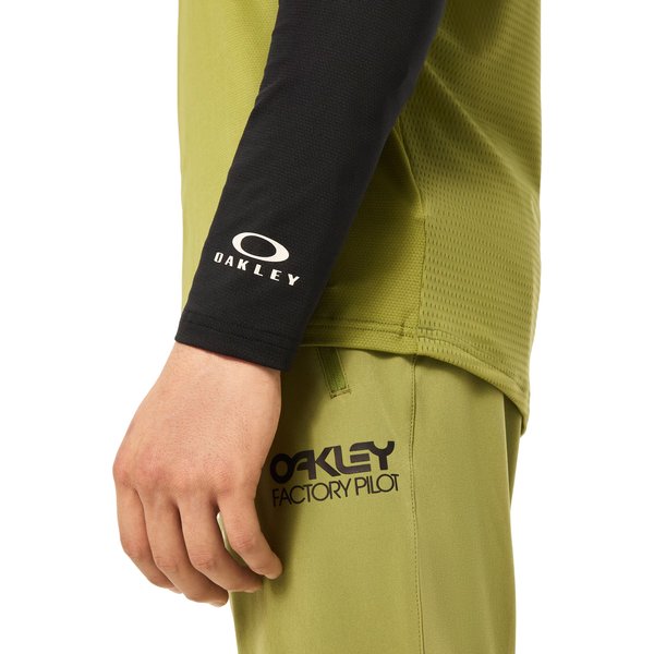 Longsleeve rowerowy męski Free Ride Oakley - fern
