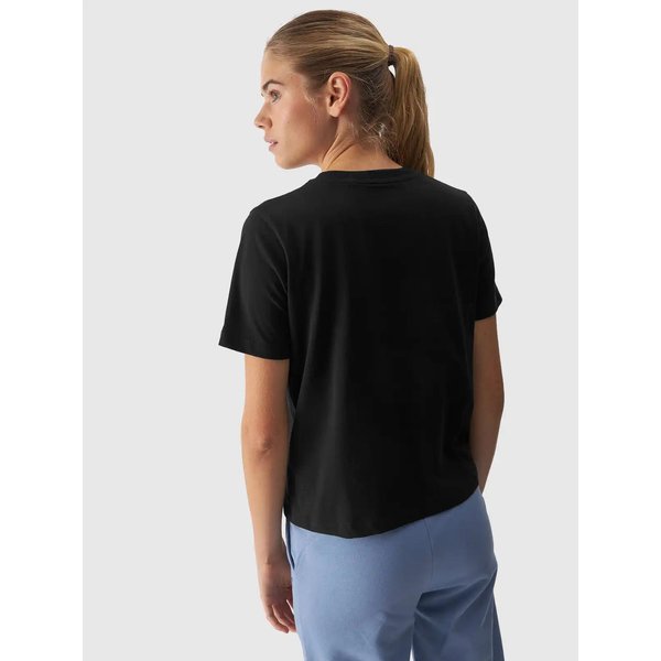 Koszulka damska TTSHF1650 4F - głęboka czerń