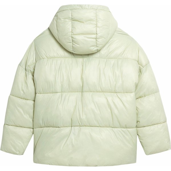 Kurtka puchowa damska 4FAW23TDJAF231 4F - jasna zieleń