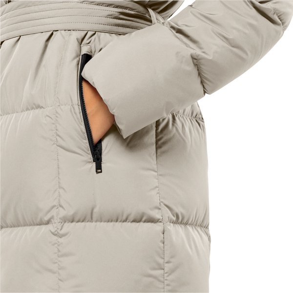 Płaszcz puchowy damski Frozen Lake Jack Wolfskin - seal