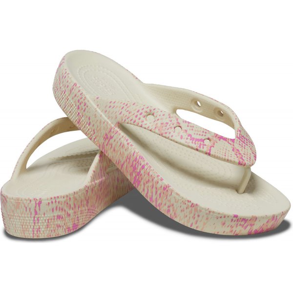 Klapki japonki Classic Platform Snake Print Flip Crocs