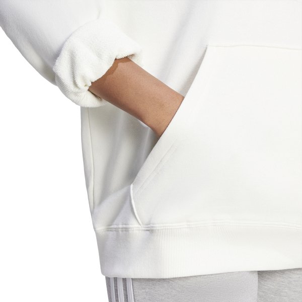 Bluza damska Essentials Big Logo Oversized Adidas - Beige