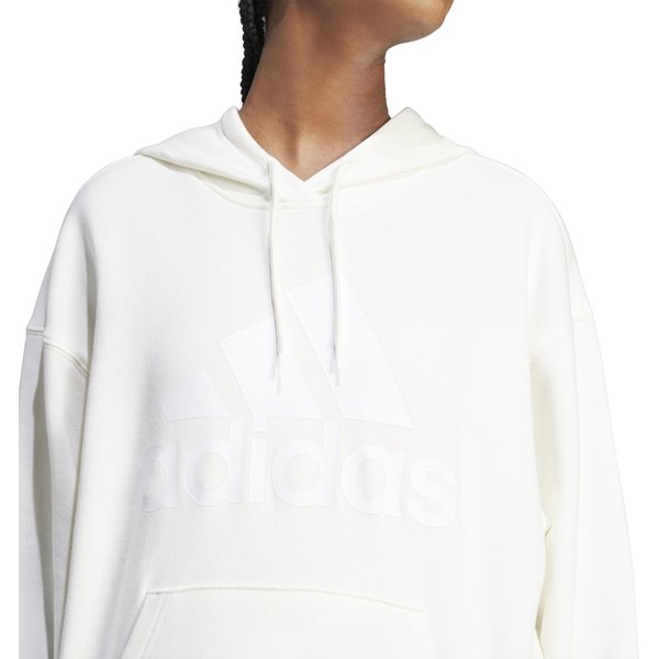 Bluza damska Essentials Big Logo Oversized Adidas - Beige