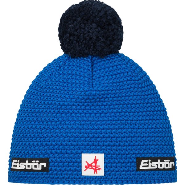 Czapka Jamie Pompon MÜ SA Eisbar - blue/cobalt