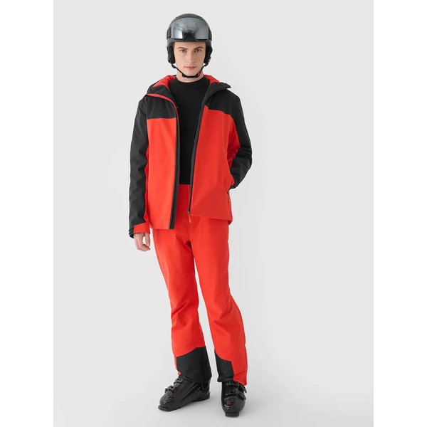 Kurtka narciarska męska TTJAM579 4F - czerwony