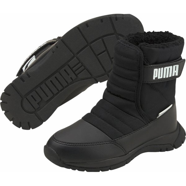 Buty, śniegowce Nieve Boot WTR AC PS Jr Puma - czarne