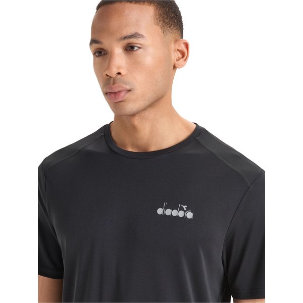 Koszulka męska SS Run Diadora - czarny