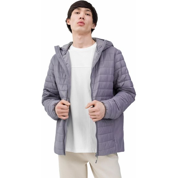 Kurtka puchowa męska 4FSS23TDJAM085 4F - szara