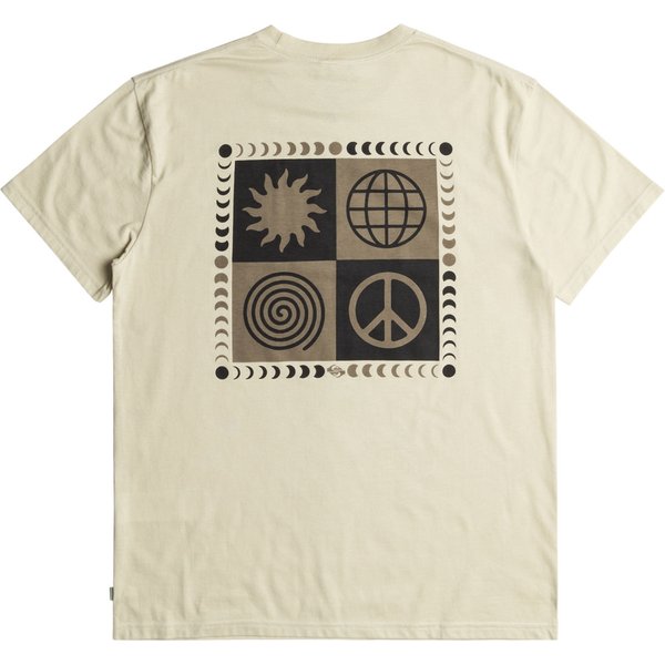 Koszulka męska Peace Phase Quiksilver - Oyster White