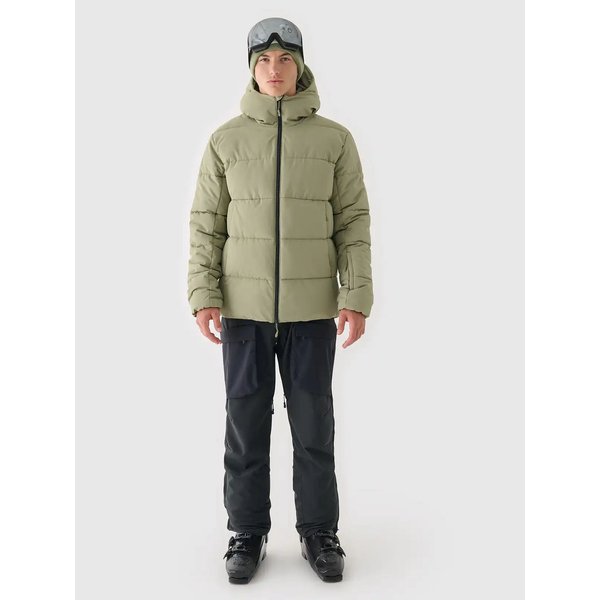 Kurtka narciarska męska TTJAM580 4F - khaki