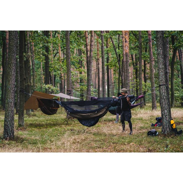 Hamak dwuosobowy z moskitierą Draka 330x145cm Lesovik - Midnight Sky