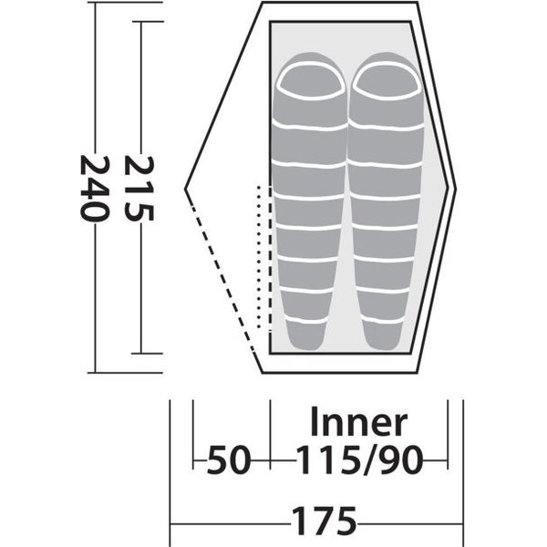 Namiot 2-osobowy Starlight 2 Robens