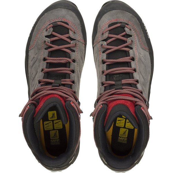 Buty trekkingowe Mountain Trainer MID GTX Salewa - jasnobrązowo-czerwone