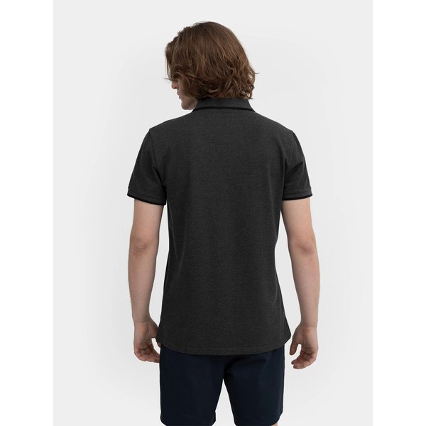Koszulka męska polo 4FSS23TPTSM040 4F - szara