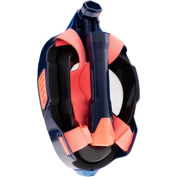 Maska do nurkowania Vizero AquaWave - niebieski/granatowy/pomarańczowy