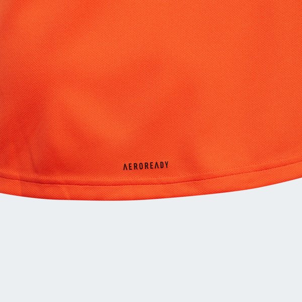 Koszulka juniorska Designed 2 Move 3-Stripes Tee Adidas - pomarańczowa