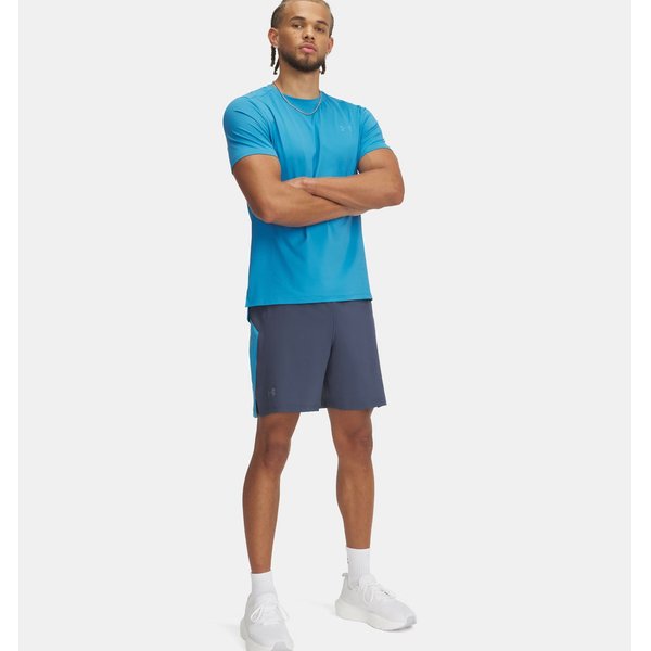 Spodenki męskie Launch Pro 7'' Under Armour - Downpour Gray / Ether Blue
