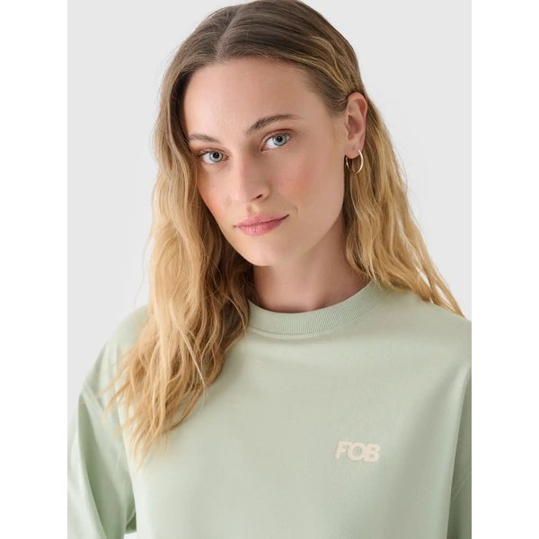 Longsleeve damski TLONF311 4F - oliwkowy